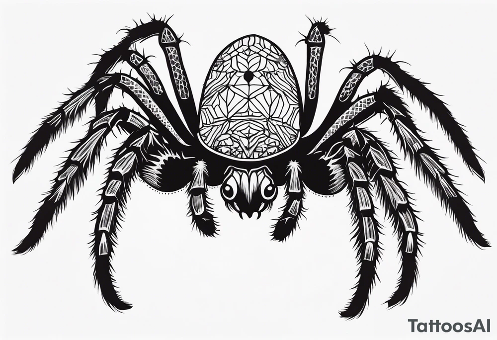 Tarantula tattoo idea