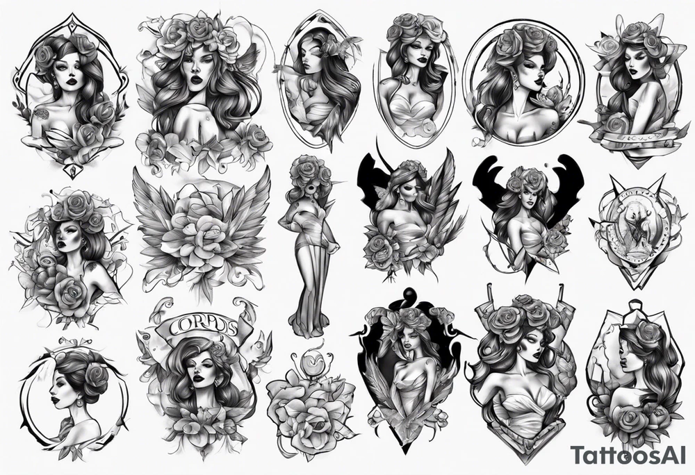 corps bride tattoo tattoo idea