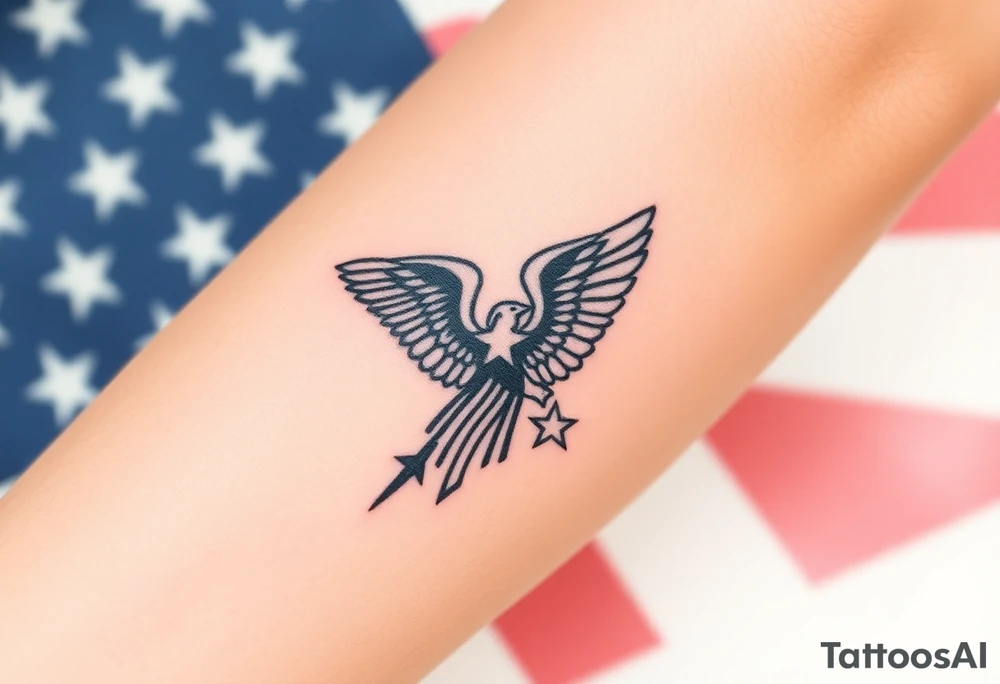 Patriotic, American tattoo idea