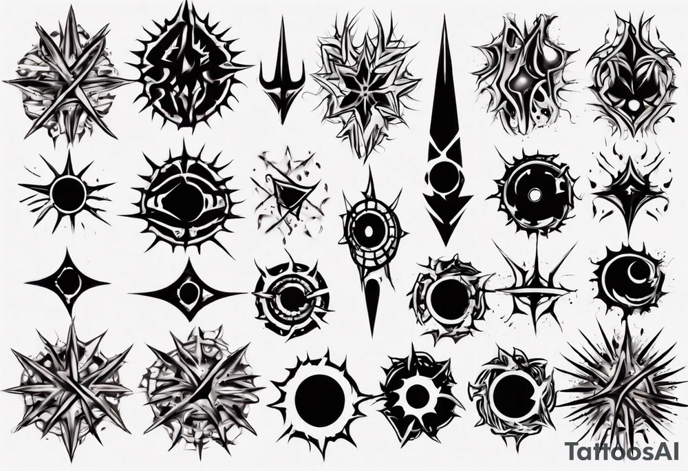 Blood
Texture
Holes
Sharp tattoo idea