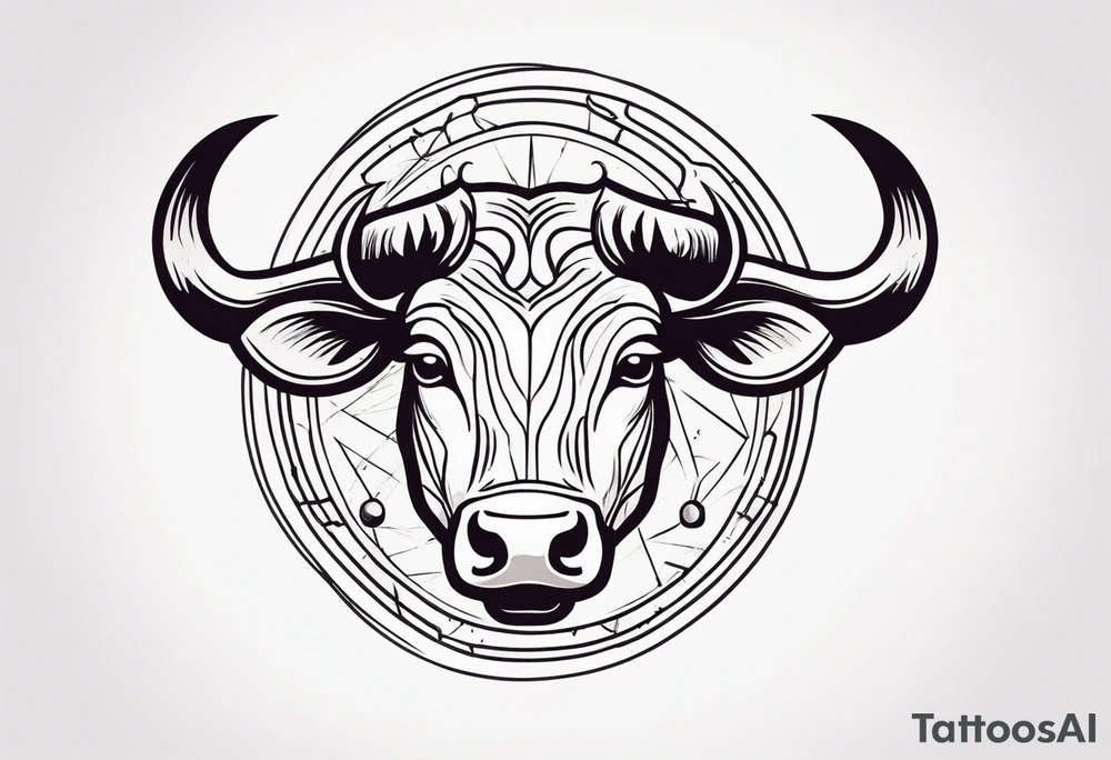 Taurus sign tattoo idea