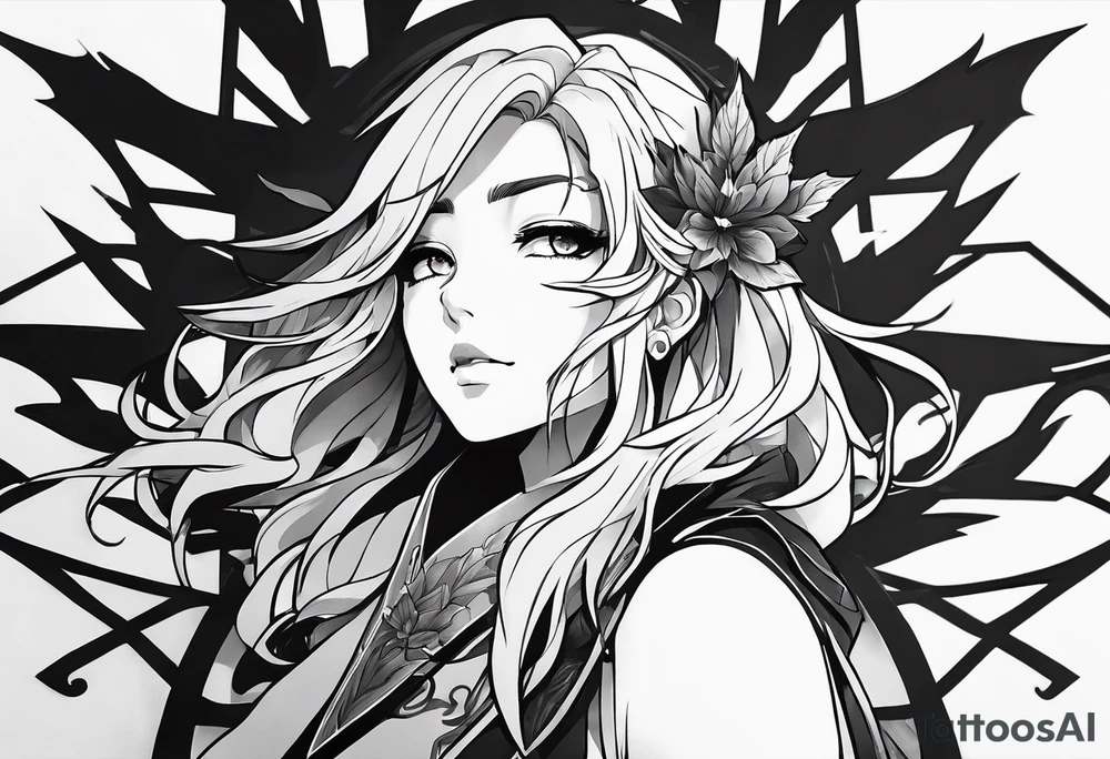 i want something out of the anime solo leveling tattoo idea
