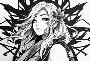 i want something out of the anime solo leveling tattoo idea