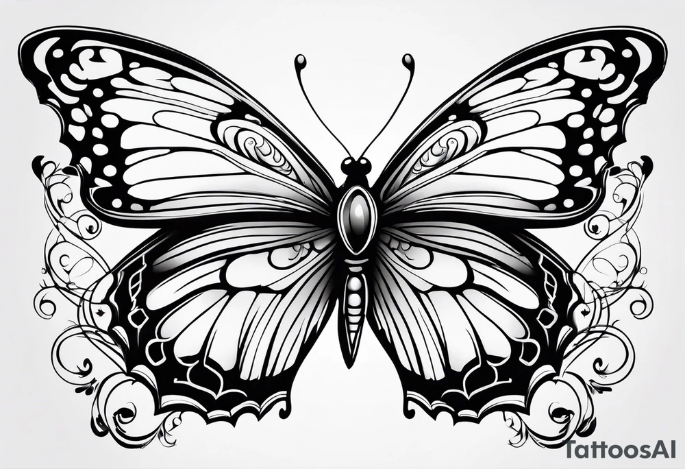Butterfly tattoo idea