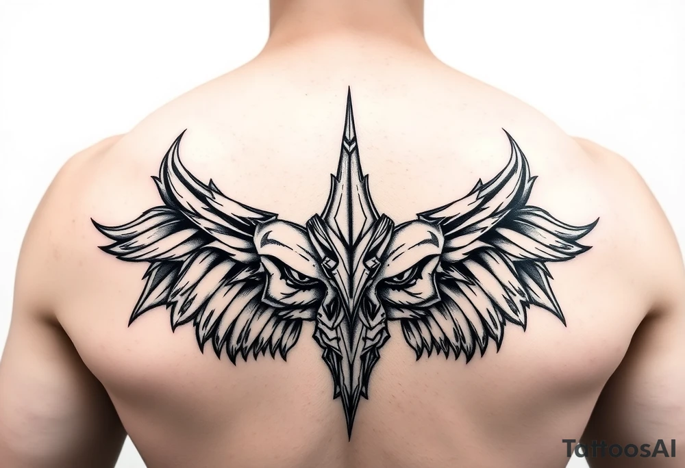 Стиль Чикано. Мотоцикл, череп и надпись 1% tattoo idea