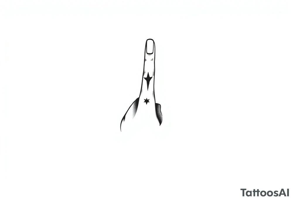 finger tattoo on the finger tattoo idea