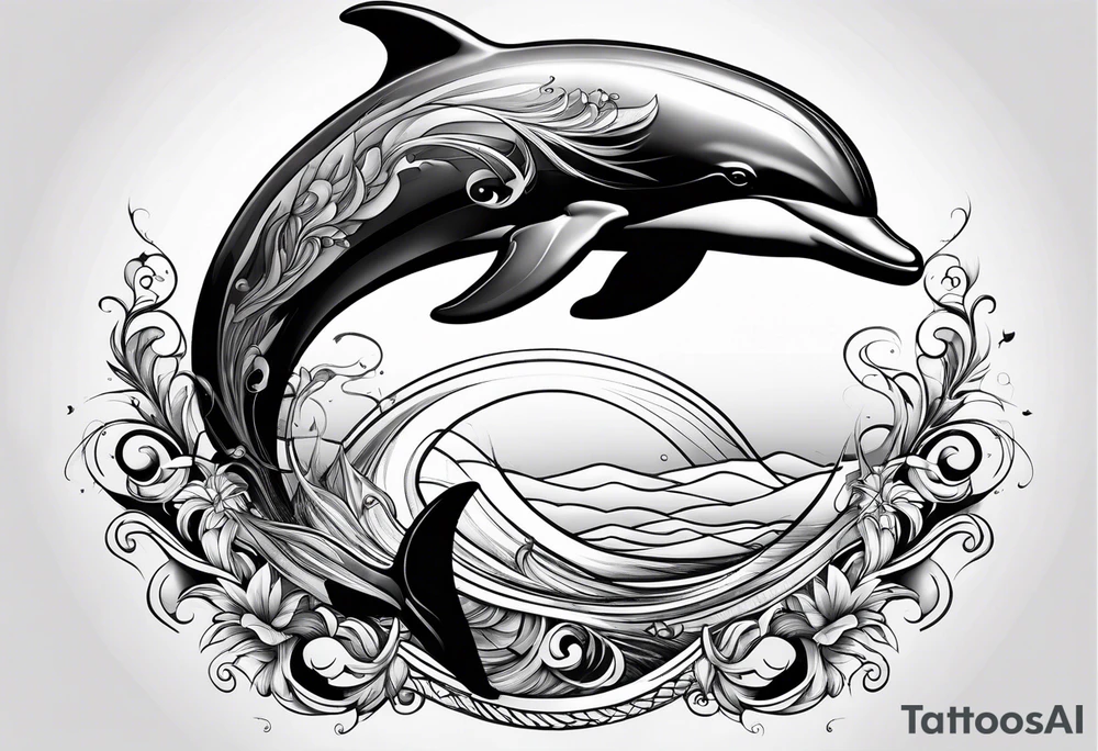 dolphin tattoo idea