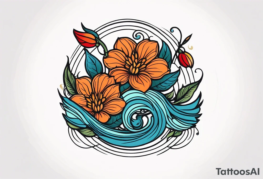 fishing


vintage flowers
old school vintage simple traditional design 



bold color simple tattoo idea