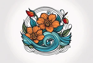 fishing


vintage flowers
old school vintage simple traditional design 



bold color simple tattoo idea