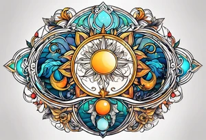 Aquarius sun, Libra rising, Scorpio moon tattoo idea