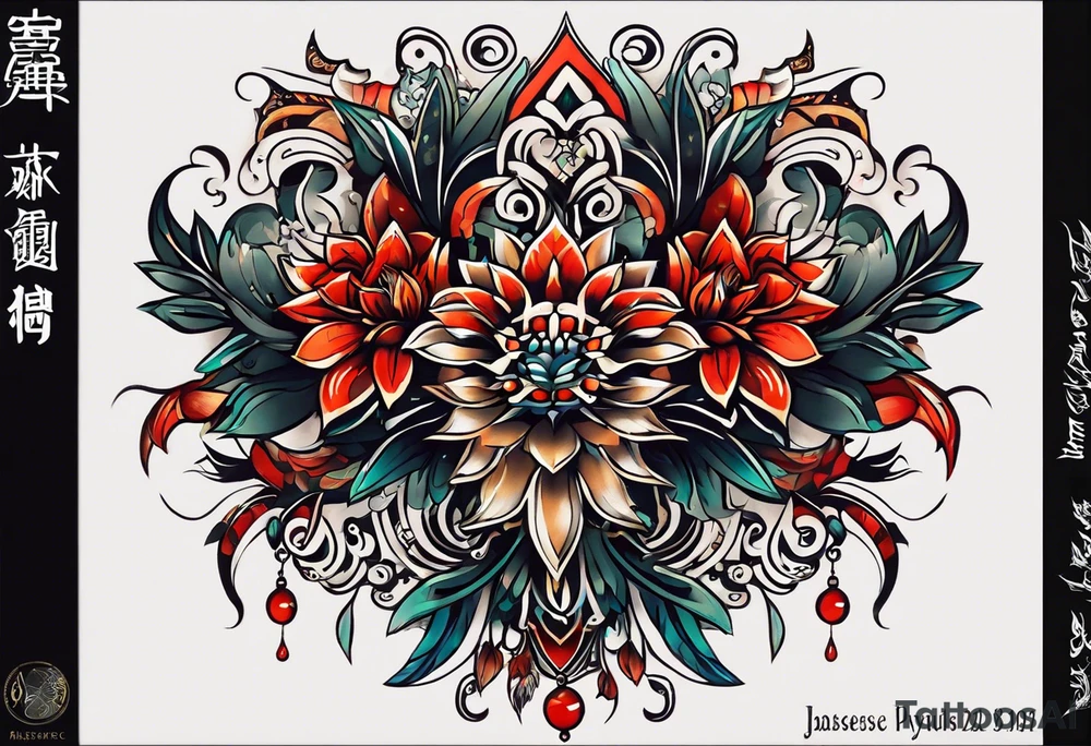 Пищевая цепь, где все животные жрут друг друга tattoo idea