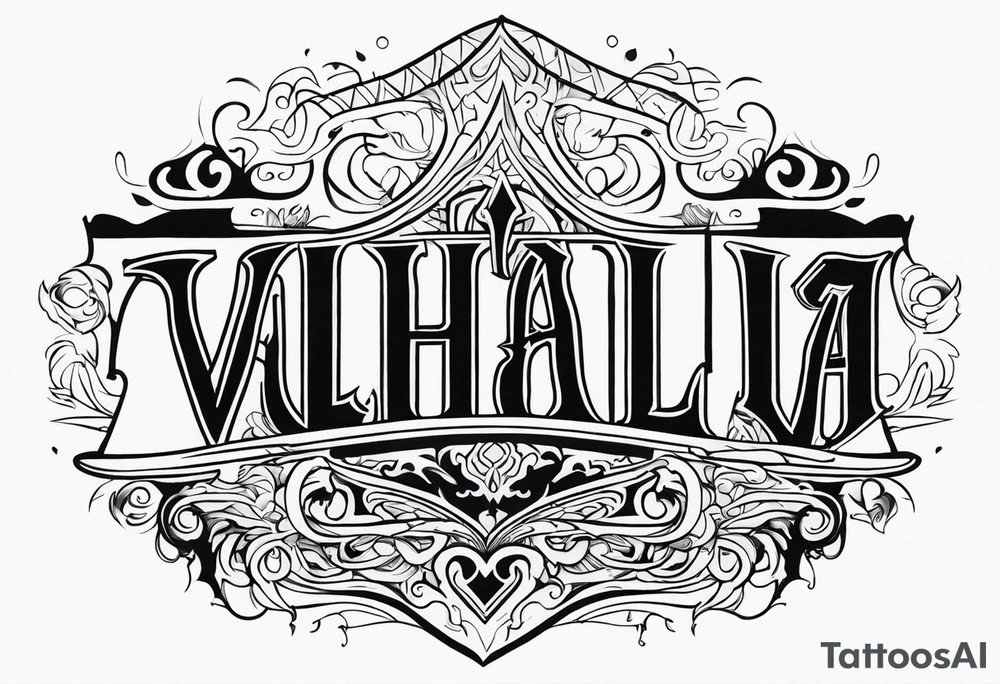 Valhalla fog tattoo idea
