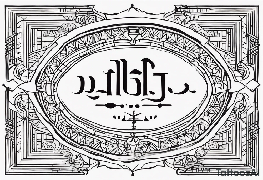 Tattoo ਨਿਰਭਉ ਨਿਰਵੈਰ written in Gurmukhi written text. tattoo idea