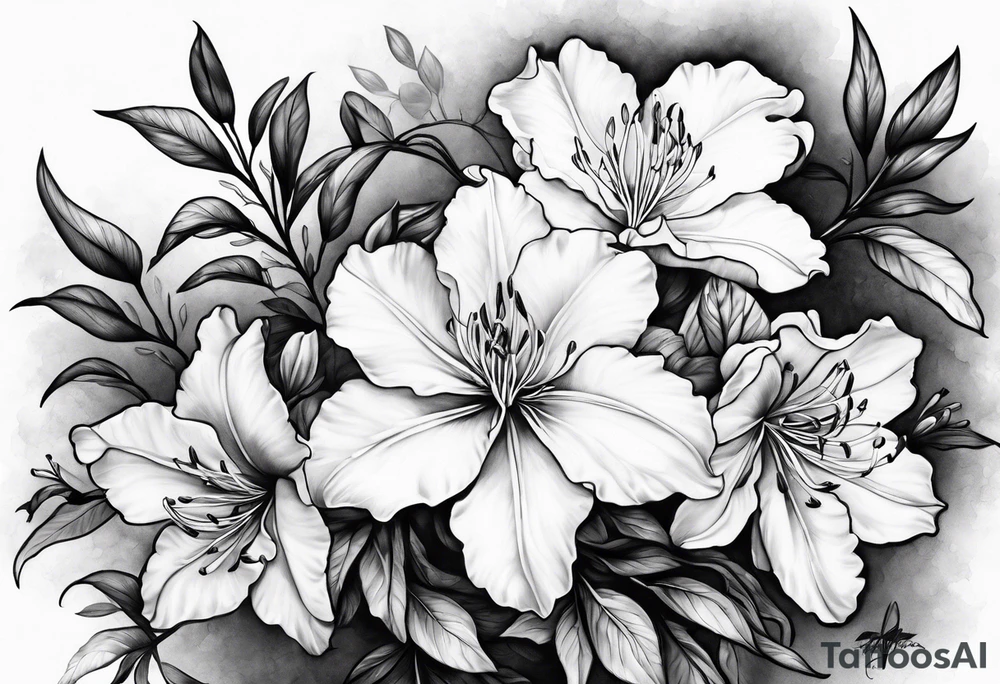 Azaleas tattoo idea