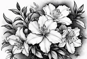 Azaleas tattoo idea