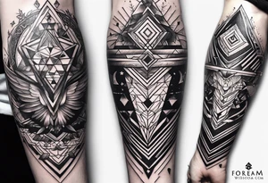 Forearm wisdom tattoo idea