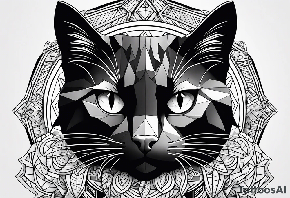 Black Cat tattoo idea