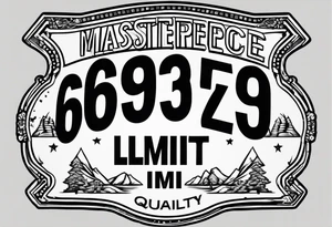 69 mph speed limit sign tattoo idea