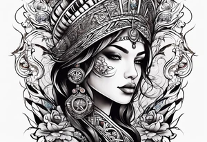 peace and war tattoo idea
