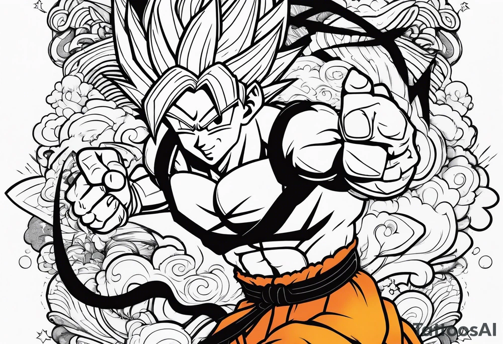 dragonball z tattoo idea
