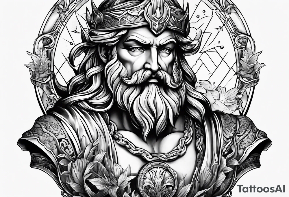 Poseidon tattoo idea