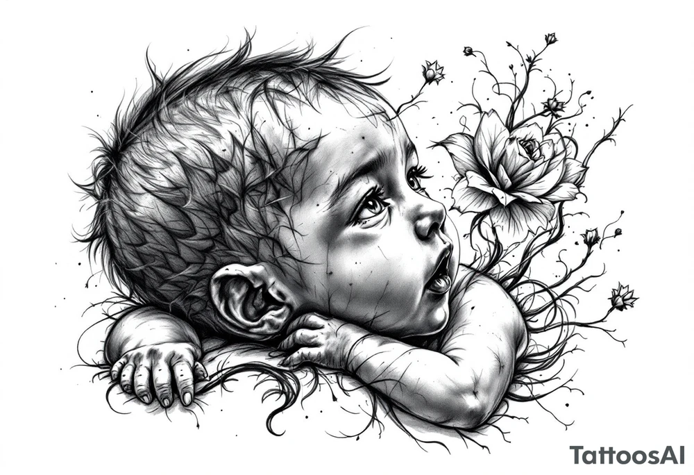 About daughter baby tattoo idea