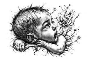 About daughter baby tattoo idea