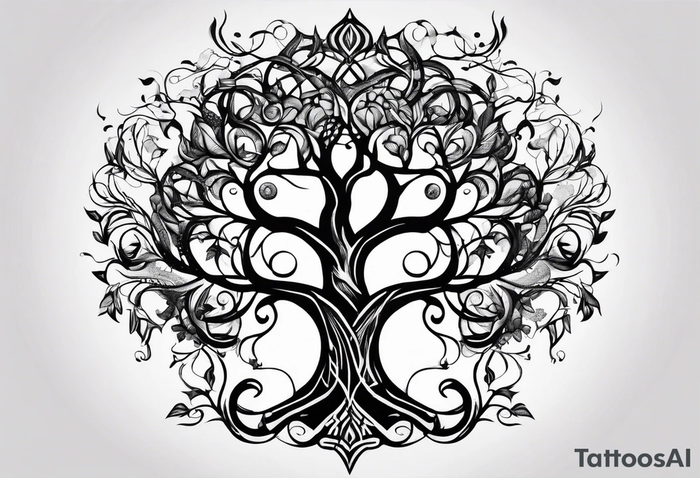 Yggdrasil tattoo idea