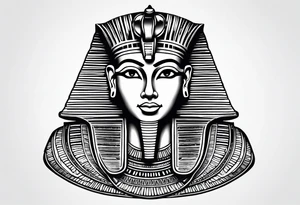 egyptian theme tattoo idea