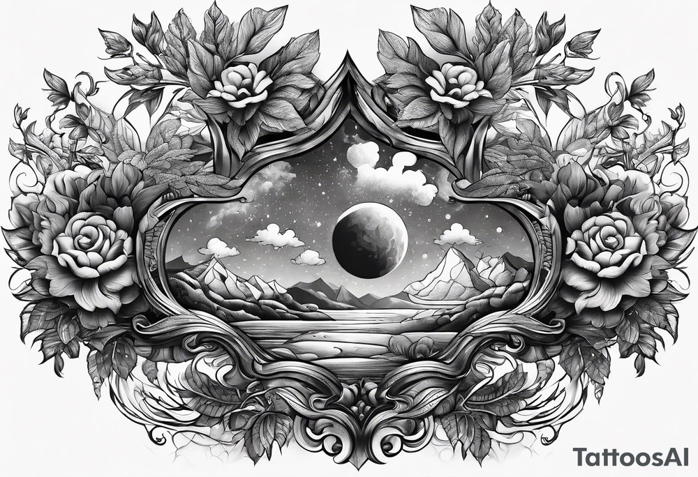 Lebensbaum mit 2 Daten. tattoo idea