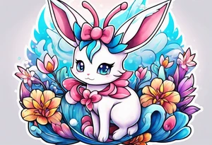 Ditto sylveon tattoo idea