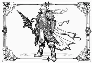 Final Fantasy XIV Warrior tattoo idea