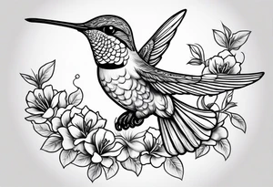 humming bird
on bicep tattoo idea