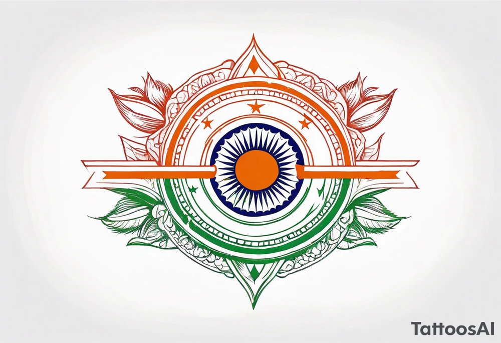 Indian Flag tattoo idea