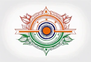 Indian Flag tattoo idea