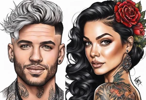 Fran fine and maxwell sheffield tattoo idea