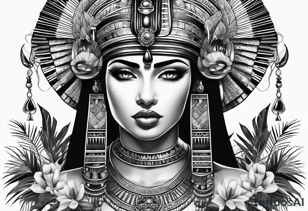 Cleopatra tattoo idea