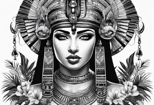 Cleopatra tattoo idea