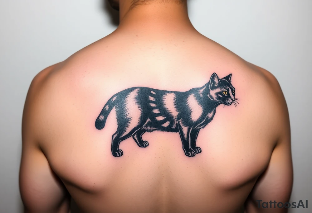 Black Cat tattoo idea