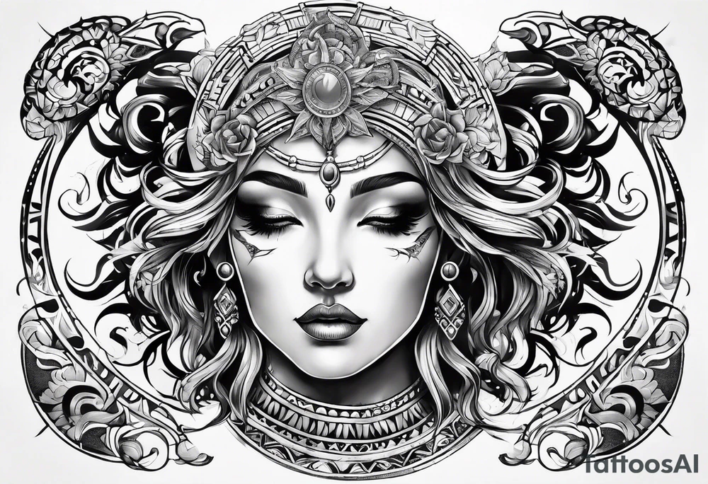 Gemini zodiac sign tattoo idea