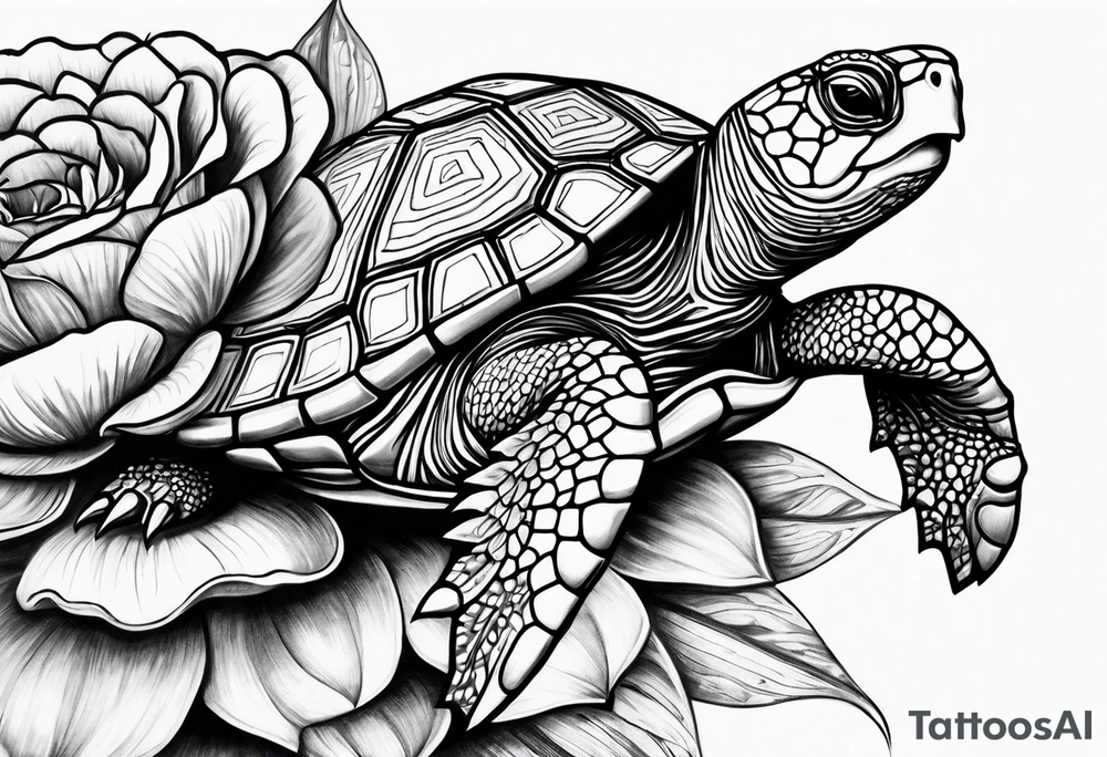 Tournesol,  Fleur roses , Caméra, tortle tattoo idea