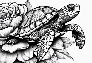 Tournesol,  Fleur roses , Caméra, tortle tattoo idea