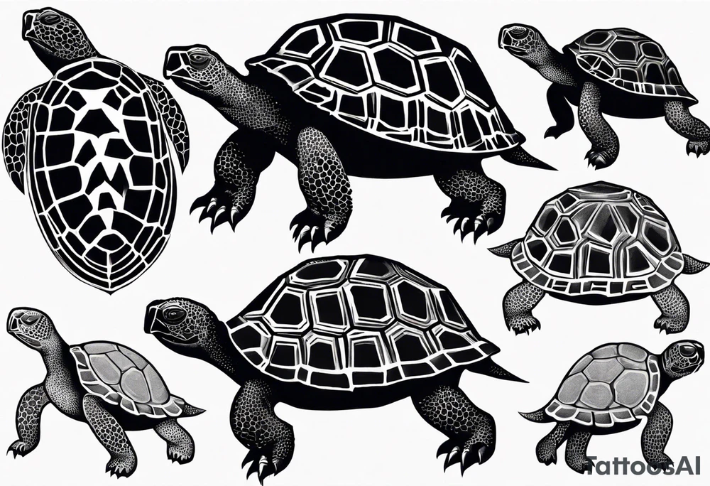 tortoise tattoo idea