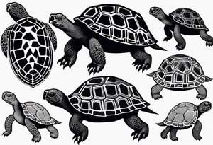 tortoise tattoo idea