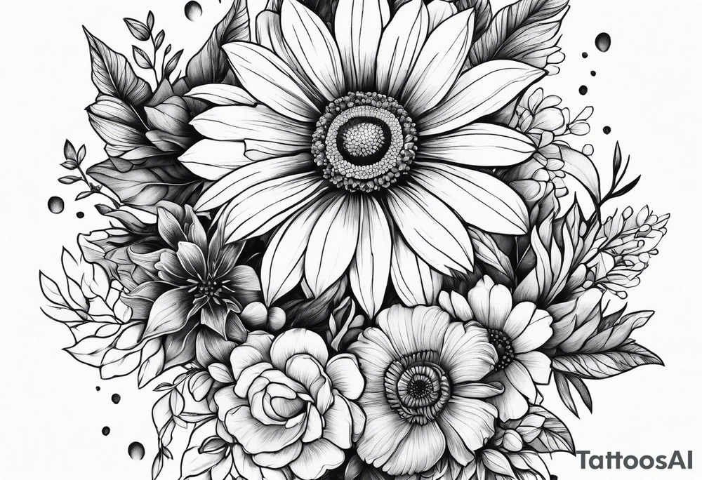 Wildflowers, forearm tattoo idea