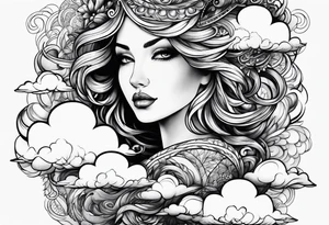 Clouds tattoo idea
