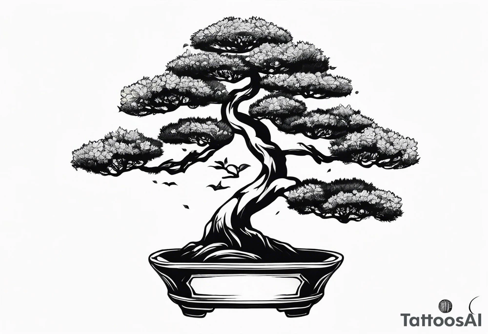 bonsai tattoo idea