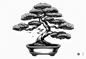 bonsai tattoo idea