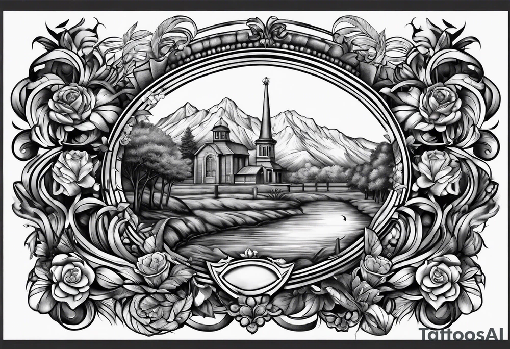 Texas history sleeve tattoo idea