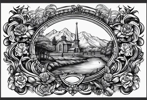 Texas history sleeve tattoo idea